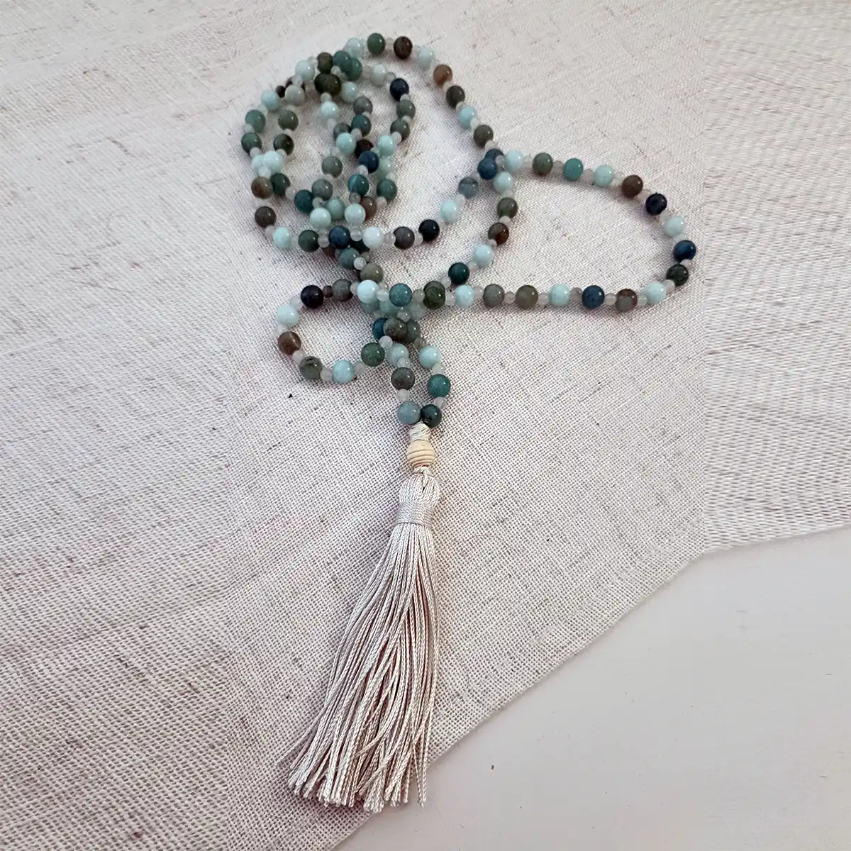 Japa Mala 108 cuentas Verdes Naturaleza
